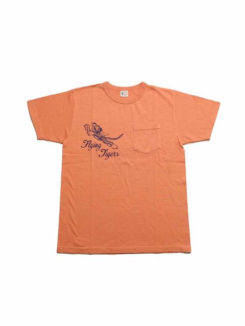 Buzz Rickson's S/S POCKET T-SHIRT - FLYING TIGERS - BR79709