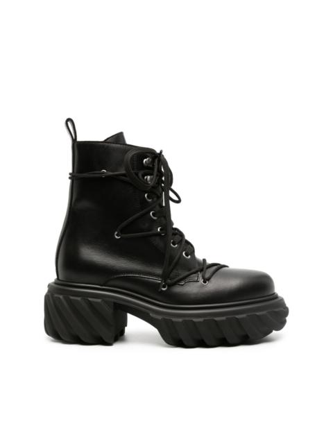 Off-White Tractor Motor leather boots