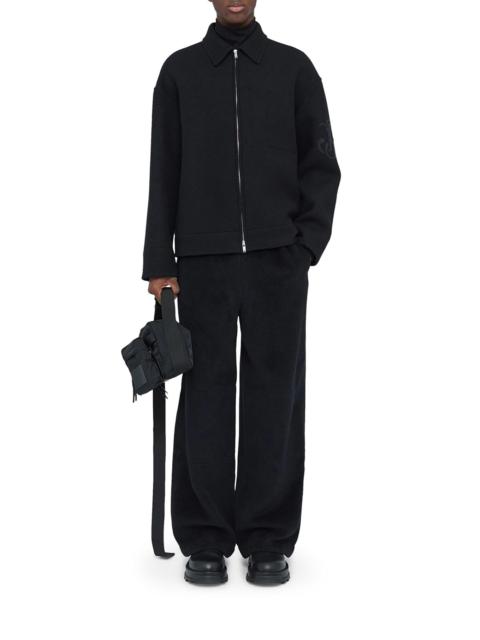WOOL ZIP-UP OVERSHIRT