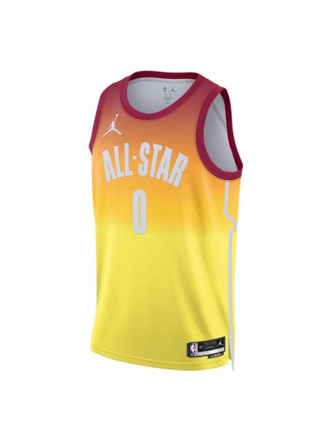 Jordan Air Jordan SS23 All-star Weekend Jayson Tatum Jersey 'Orange Yellow' DX6330-626