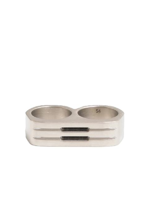 Rick Owens DOUBLE GRILL RING / PALLADIO