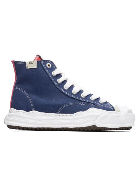 Maison MIHARAYASUHIRO ORIGINAL SOLE TOE CAP HI SNEAKER - NAVY/BEIGE