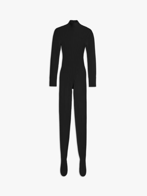 Victoria Beckham Polo Neck Jumpsuit in Black