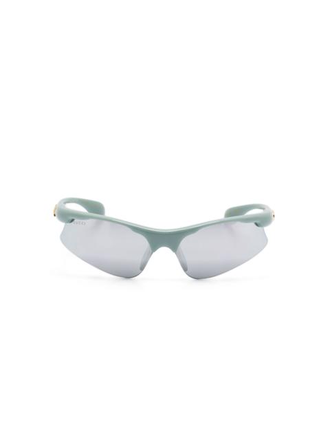 GUCCI logo-lettering sunglasses