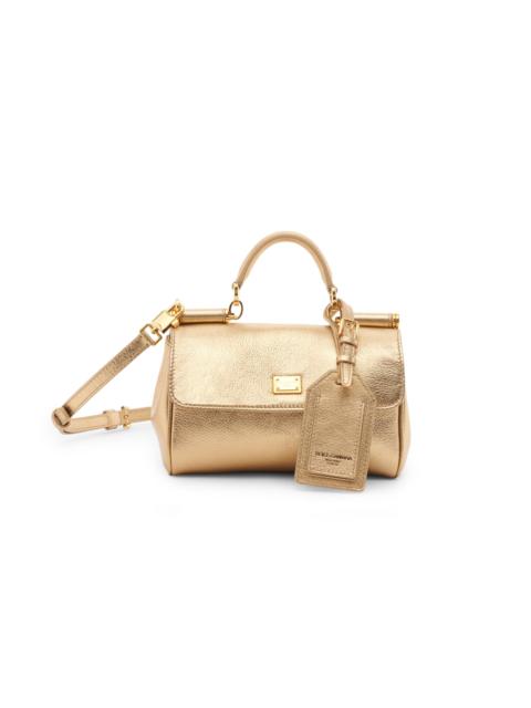 Dolce & Gabbana Women's Metallic Top Handle Bag - Oro