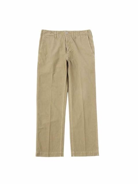 visvim FIELD CHINO PANTS DMGD BEIGE | REVERSIBLE