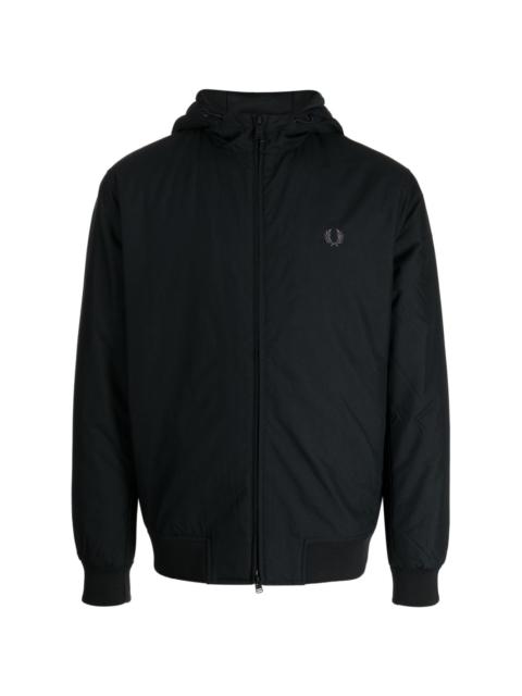 Fred Perry Brentham logo-embroidered jacket