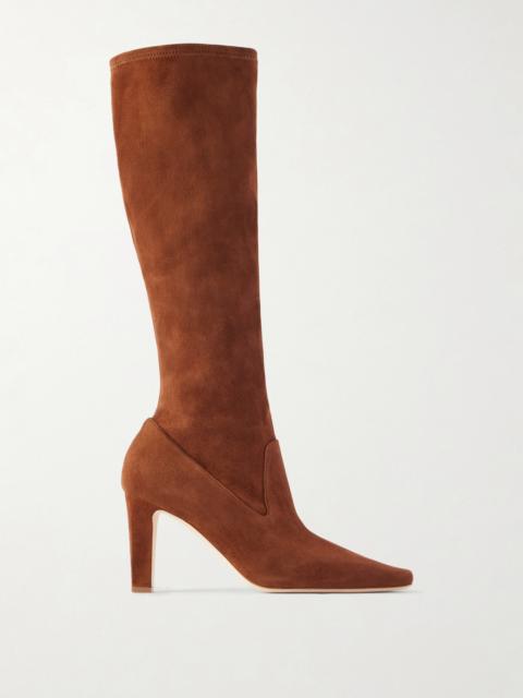 Manolo Blahnik Pavisco 90 Suede Boots