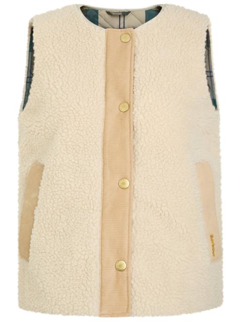 Barbour Barbour Dulsie Corduroy-trim Fleece Gilet