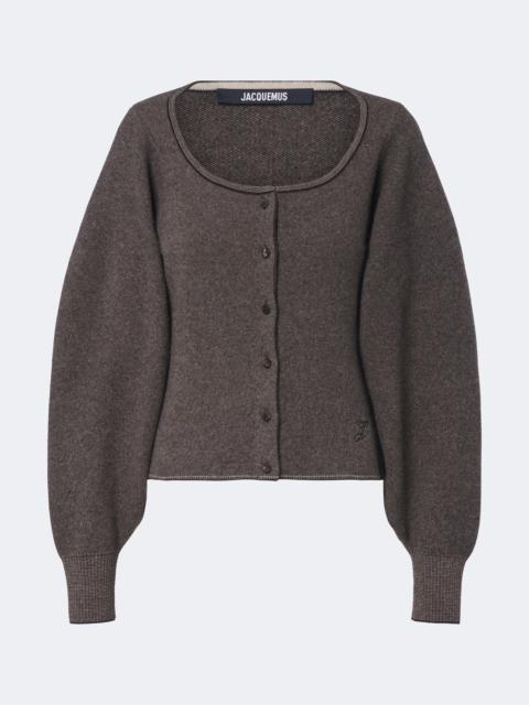 JACQUEMUS Tempo wool and cashmere cardigan