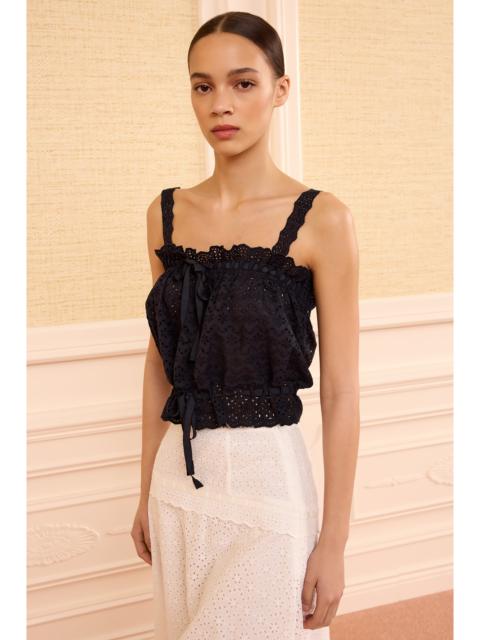 ULLA JOHNSON Isola Cotton Top
