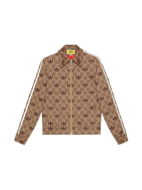 GUCCI Gucci x adidas GG Trefoil Zip Jacket Beige/Ebony