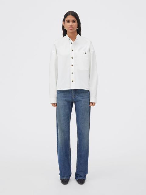 Bottega Veneta compact cotton canvas shirt