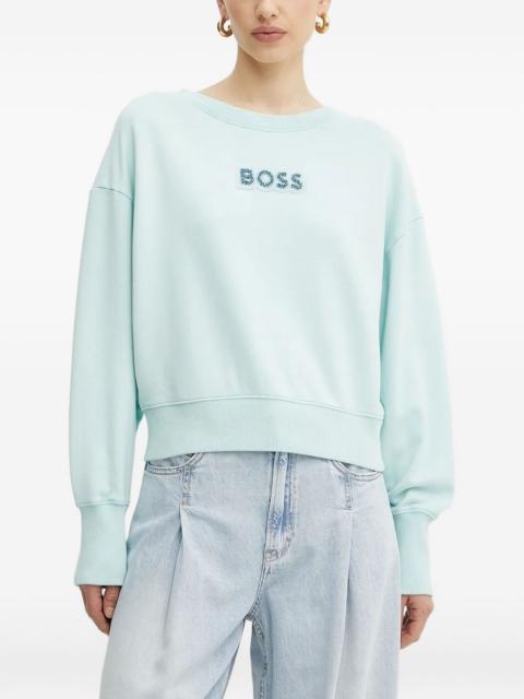 BOSS crystal-embellished sweatshirt