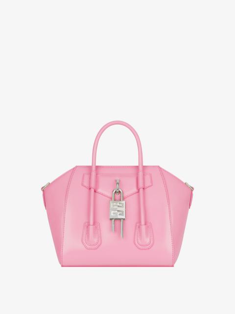 Givenchy MINI ANTIGONA LOCK BAG IN BOX LEATHER
