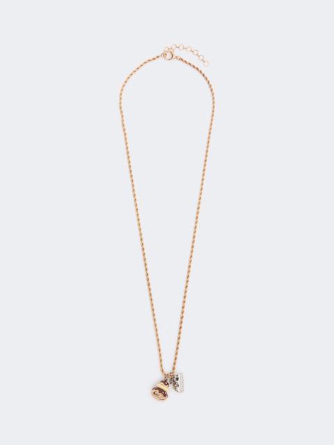 WEEKEND Max Mara OTTUSO Long necklace with pendants - GOLD