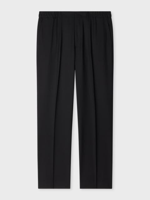 Paul Smith A Suit To Travel In - Black Elasticated-Waist Trousers