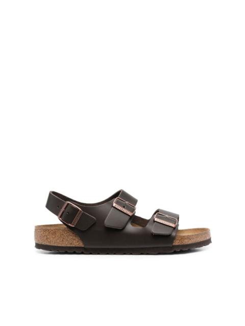 buckle-fastening leather sandals