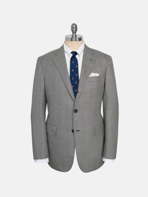 J. PRESS MADE-IN-USA PRINCE OF WALES CHECK WORSTED WOOL SUIT