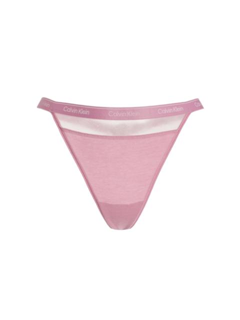 NENSI DOJAKA Nensi Dojaka for Calvin Klein Modal-Cashmere Thong pink