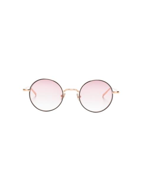 MATSUDA gradient round-frame sunglasses