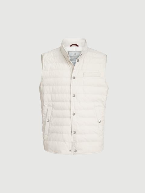 Brunello Cucinelli quilted 스냅핏 고정 조끼