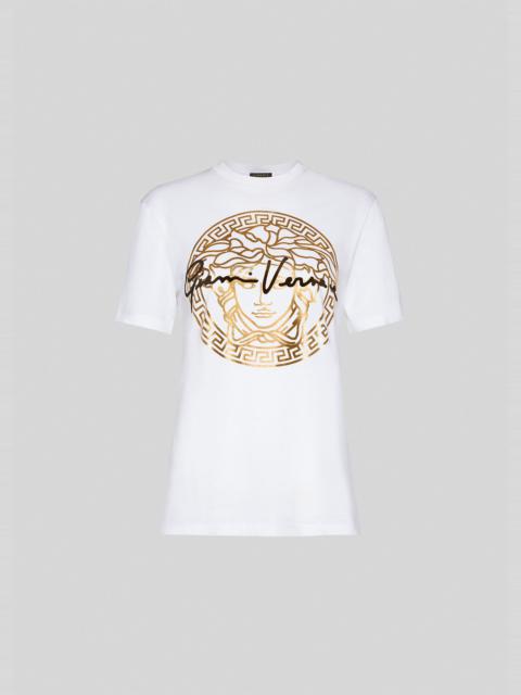 Medusa Signature Motif Slim Fit T-Shirt