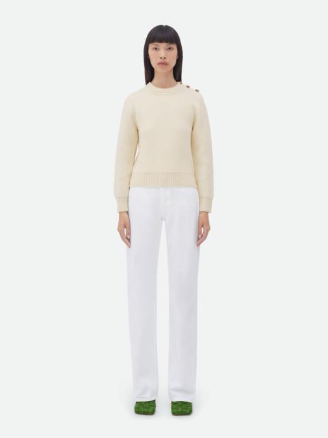 Bottega Veneta wool jumper with metal knot buttons