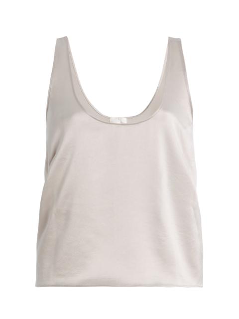 LESET Barb Satin Tank Top