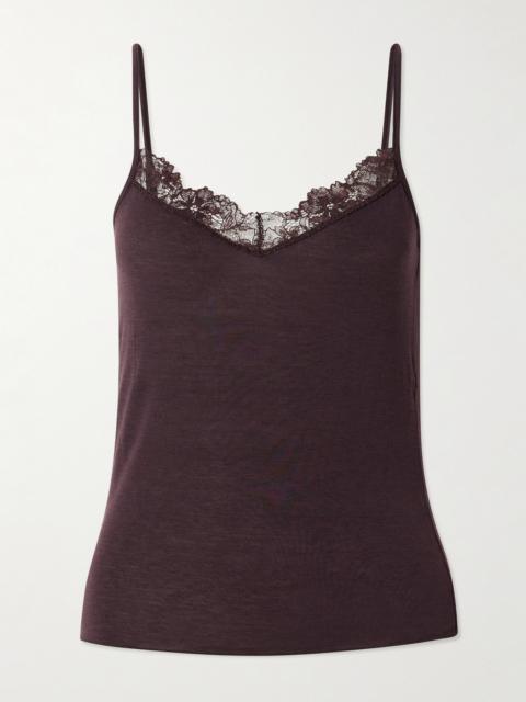 SKIMS Sheer Modal-blend Lace Cami