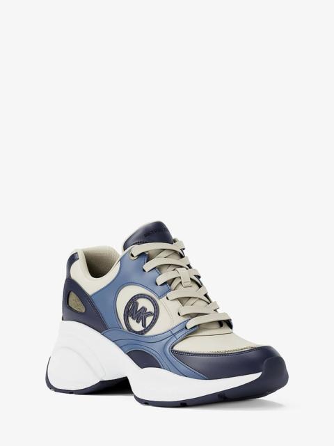 MICHAEL KORS Zuma Leather Trainer