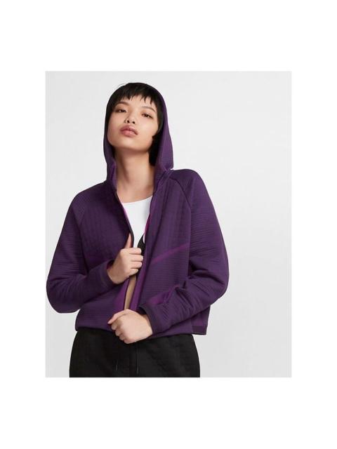 Nike (WMNS) AS W Nike Sportswear TCH FLC ENG Hoodie FZ GRAND PURPLE CI9433-525