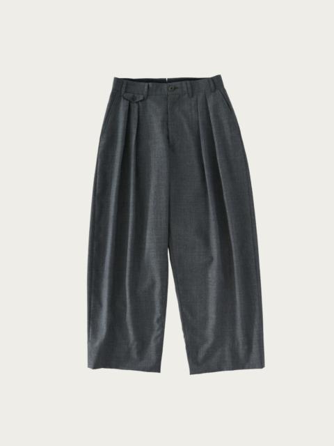 BEAMS PLUS Studio Nicholson x Beams+ Alvy Double Pleat Pant - Charcoal Marl