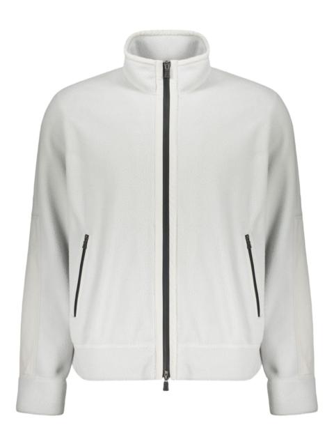 Herno zip-up raised-collar fleece sweatshirt