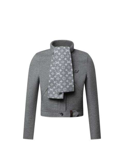 Louis Vuitton Scarf Collar Jacket