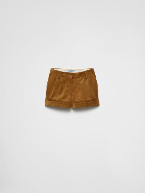 Prada Corduroy shorts