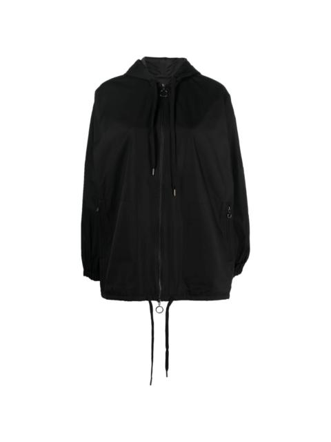 Alpine drawstring-hood jacket