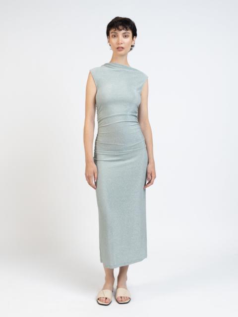 Elleme Draped Jersey Dress/Green