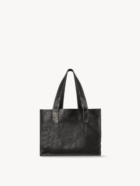 The Row Maya EW Tote Bag in Leather