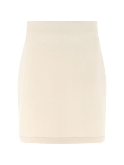 FABIANA FILIPPI scuba flared cashmere skirt