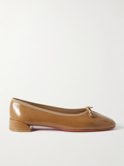 Christian Louboutin Sweetie Jane Patent-leather Flats