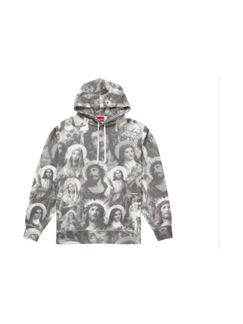 Supreme Supreme Jesus and Mary Hooded Sweatshirt Dark Grey