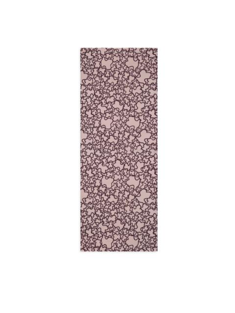 TOUS Burgundy Foulard Kaos