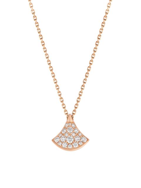 BVLGARI Women's Divas' Dream 18K Rose Gold & 0.19 TCW Diamond Pendant Necklace - Pink Gold