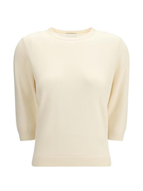 Allude three-quarter sleeves knitwear