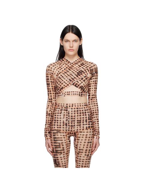 KNWLS SSENSE Exclusive Pink Anti Cross Over Blouse