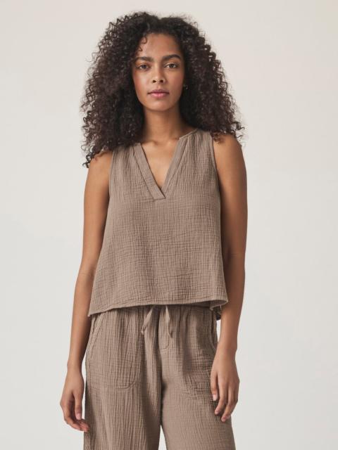 Splendid Kit Gauze V-Neck Tank