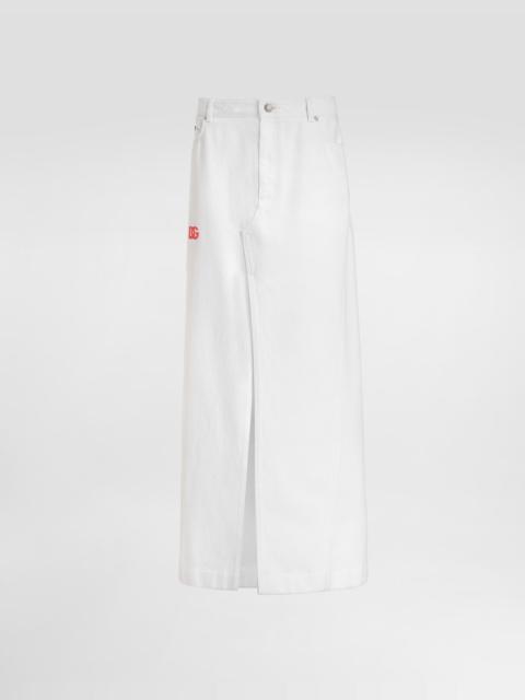 Dolce & Gabbana Long denim skirt