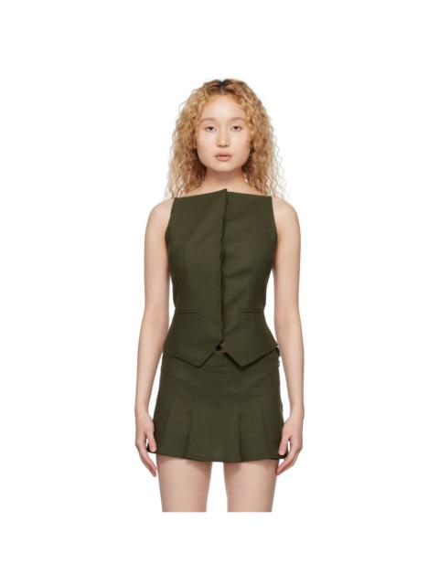 AYA MUSE Khaki Paxil Tank Top