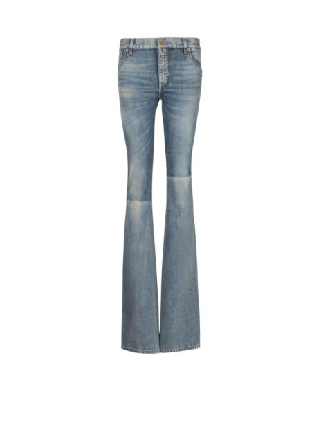 Balmain Western bootcut denim jeans
